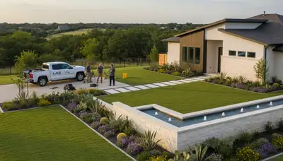 Professional landscaping service in Fort Worth, TX for lawn care and yard maintenance