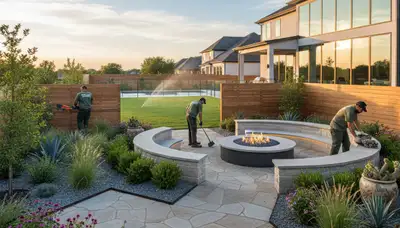 Landscaping service in Fort Worth, TX for lawn care and yard maintenance