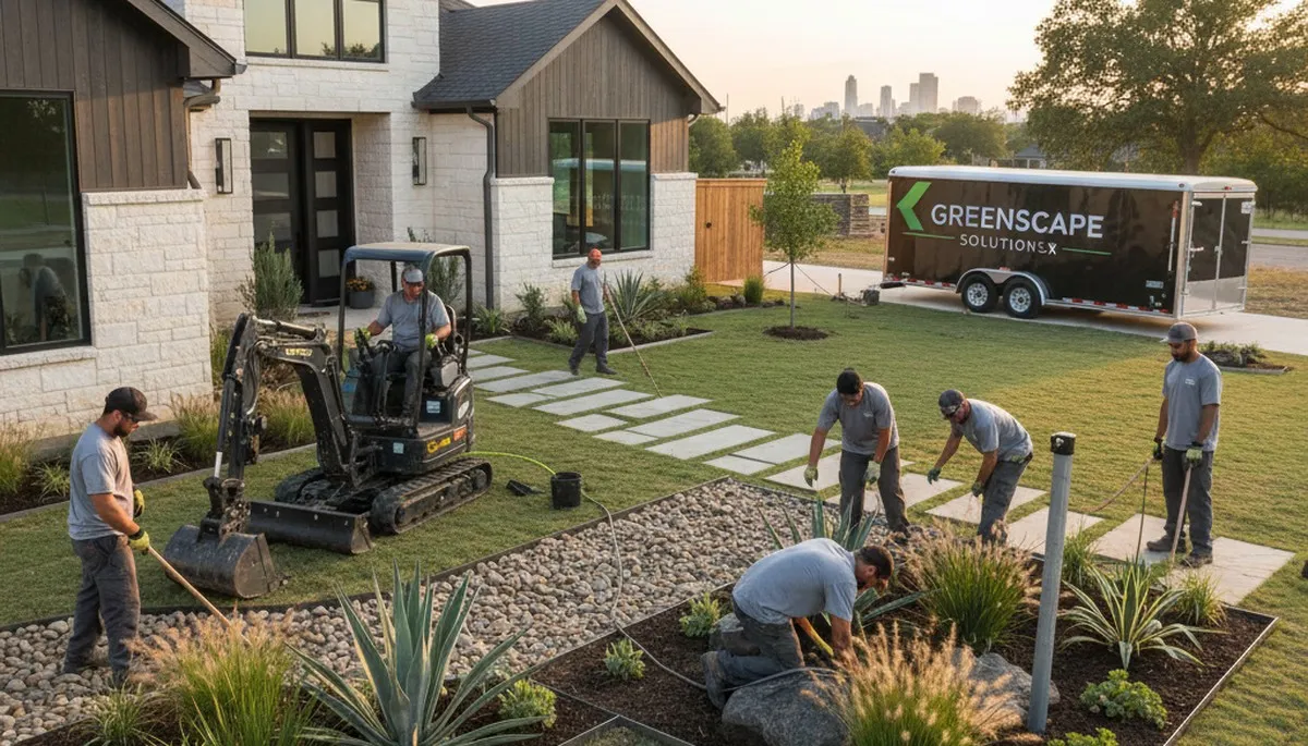 Landscaping services in Fort Worth, TX for lawn care and yard maintenance