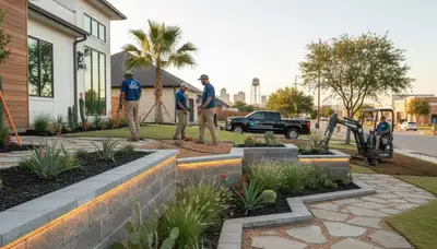 Professional landscaping service in Fort Worth, TX for lawn care and outdoor property maintenance