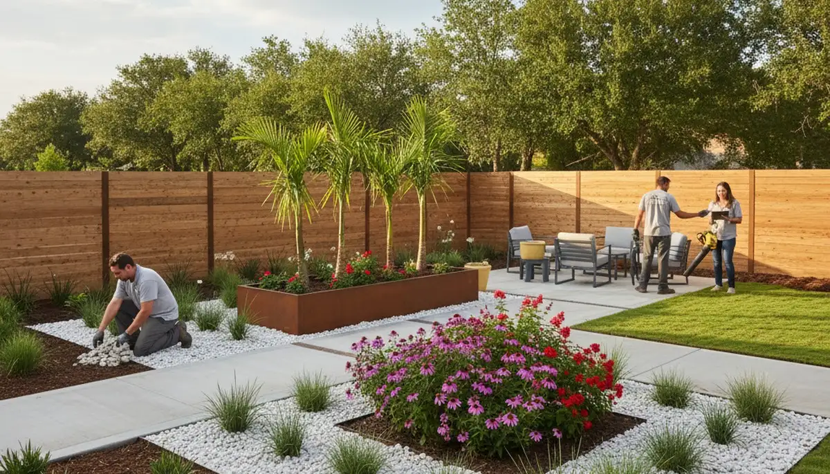 Landscaping service in Fort Worth, TX for lawn care and yard maintenance