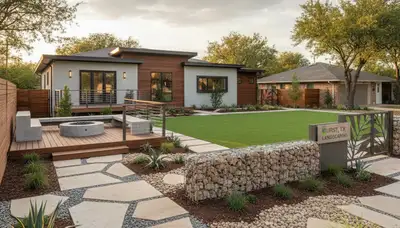 Professional landscaping service in Fort Worth, TX for lawn care and yard maintenance