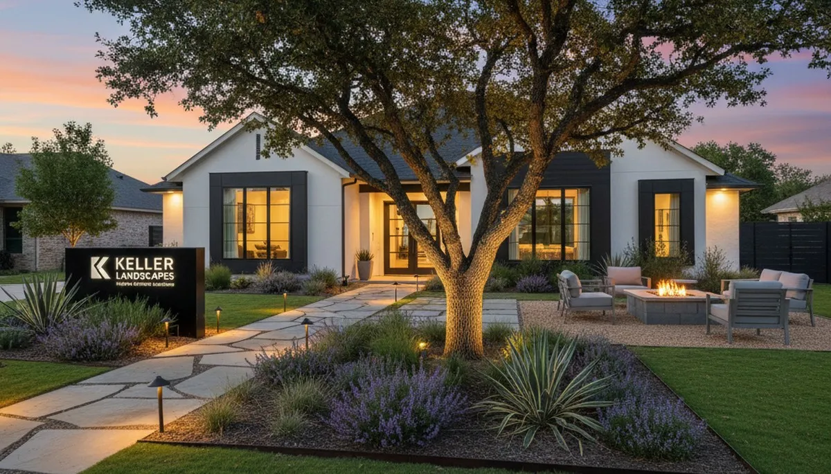 Professional landscaping service in Fort Worth, TX for lawn care and yard maintenance