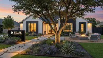 Professional landscaping service in Fort Worth, TX for lawn care and yard maintenance