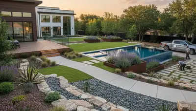 Landscaping service in Fort Worth, TX for lawn care and yard maintenance