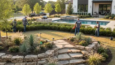 Landscaping service in Fort Worth, TX for lawn care and yard maintenance