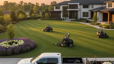 Professional lawn mowing service in Fort Worth, TX by Chop Chop Landscaping